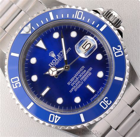 rolex submariner edelstahl blau|Rolex Submariner blue price new.